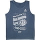 thumbnail image 1 of Reebok Direct From Sunny Los Angeles Camiseta sin mangas para hombre, azul, pequeño, 1 of 1
