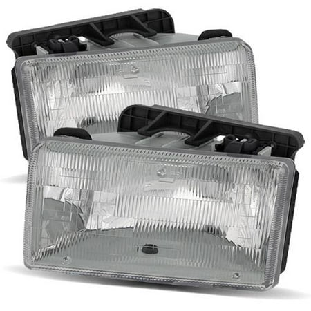 - For 1991-1996 Dodge Dakota Stock Style Chrome Crystal Headlights Lamps