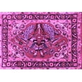 thumbnail image 1 of Ahgly Company Indoor Rectangle Persian Purple Traditional Area Rugs, 4' x 6', 1 of 4
