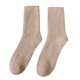 thumbnail image 1 of Calcetines Prolriy para mujer, calcetines de otoño e invierno, acolchados de terciopelo, cálidos, de toalla, de color liso, largos, de algodón, color caqui., 1 of 7