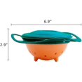 thumbnail image 3 of Cute Baby Gyro Bowl 360 Rotatable Spill-proof Bowl Gyro Bowl With Lid, 3 of 5