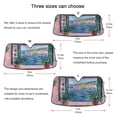 thumbnail image 5 of Yayeee Car Windshield Sun Shade Universal Fit Front Visor Protector, Pink Window, 5 of 8