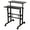Black, variant on SDADI L1010WFLT Adjustable Height Mobile Standing Office Computer Desk