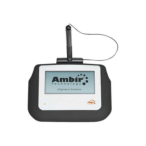 Ambir nSign 110 - Signature terminal w/ LCD display - 4 x 2 in - wired - USB