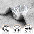 thumbnail image 6 of Sports Ankle Socks Mens- 8 Pairs Trainer Athletic Socks with Anti-Slip Silicone Stripes Black White Grey for Men, No Show, Moisture-Wicking Breathable, 6 of 7