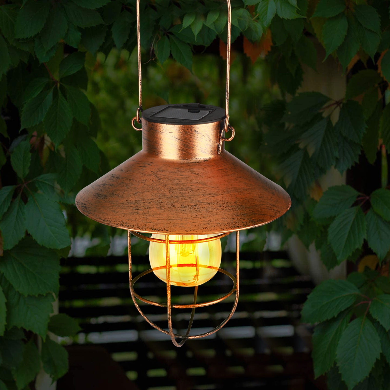 edison bulb solar lantern