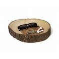 thumbnail image 2 of Lipper International 1092 ACACIA SLAB SHALLOW BOWL WITH BARK, 2 of 3