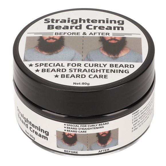 Crema de Alisado de Barba, 2.8 oz reducido Acondicionador de Barba de Frizz para Diariamental