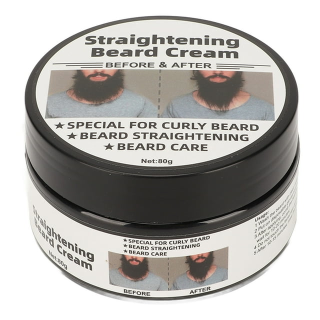 Crema de Alisado de Barba, 2.8 oz reducido Acondicionador de Barba de Frizz para Diariamental