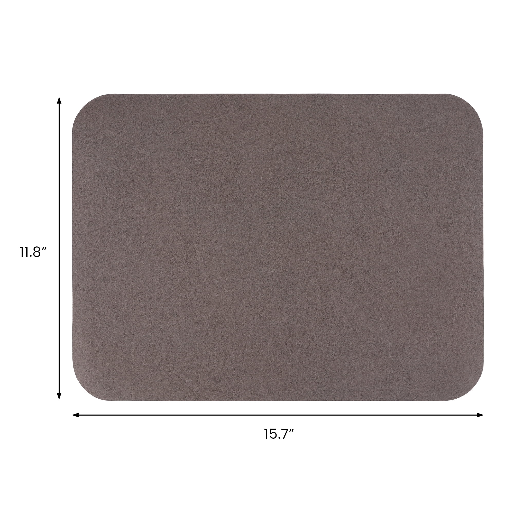 Unique Bargains Diatomaceous Stone Dish Countertop Drying Mat Brown 15.7*11.8 inch