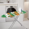 thumbnail image 2 of HELLHERO Green Clover Pattern Ironing Board Covers for Women Hook and Loop Elastic Edge Soft Replacement, 2 of 5