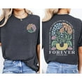 thumbnail image 3 of Christian Faith Jesus Religious Bible Verse Inspirational Floral Graphic Tees Men's And Women's Graphic Tee 100% Cotton by TBun, Full Sizes S-5XL, 3 of 5