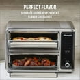 thumbnail image 4 of PowerXL SmartSynx Dual Door Oven, 8 Quick-Touch Cooking Presets including Air Fry, Toast, Bake, Broil, Reheat and More Cook 2 Different Foods at the Same Time, Large Capacity & Adjustable Temperature, 4 of 10