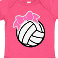 thumbnail image 4 of Inktastic Volleyball with Pink Bow Boys or Girls Baby Bodysuit, 4 of 5