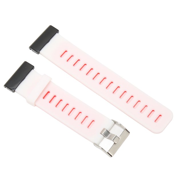 Adjustable Silicone Smart Watch Strap With Metal Buckle