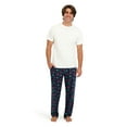 thumbnail image 6 of Hanes Men's Cozy Microfleece Pajama Sleep Pants, 2-Pack, Sizes S-2XL, 6 of 9