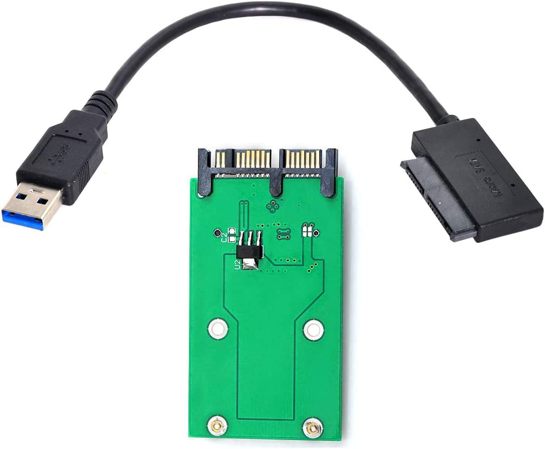 hverdagskost bekvemmelighed buffet USB 3.0 to mSATA 50Pin SSD & 1.8 Micro SATA 7+9 16pin Adapter Add on Cards  PCBA - Walmart.com