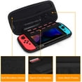 thumbnail image 2 of Fintie Carrying Case for Nintendo Switch OLED Model 2021/Nintendo Switch, Portable Traveler Protective Cover Storage Bag w/10 Game Card Slots & Inner Pocket, Emerald Illusions, 2 of 7