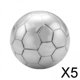 thumbnail image 1 of 4xStones bolas de hielo fútbol acero inoxidable piedras para enfriar hielo rocas refrescantes para fiesta hogar café té 5 piezas, 1 of 10