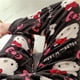 thumbnail image 3 of Sanrio-Pijama de Hello Kitty para mujer, pantalón de franela de Anime, color negro y rosa, cálido, de lana, informal, a la moda, para el hogar, Otoño, novedad, 3 of 4