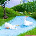thumbnail image 3 of Misright 6PCS Geese Figurines Resin Desktop Creative Mini Landscape Decoration, 3 of 7