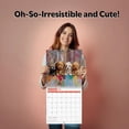 thumbnail image 2 of Calendario de pared 2025, adorable planificador familiar con forma de cachorro, 30 x 60 cm, 2 of 6