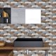 thumbnail image 1 of Simulation Wall Stickers Self-stick Kitchen Bathroom Decor, 1 of 5