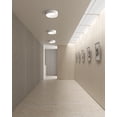 thumbnail image 4 of Sonneman 3734.03 Ilios 10" Wide Led Flush Mount Drum Ceiling Fixture - White, 4 of 4