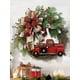 thumbnail image 5 of Corona Artificial para Puerta Delantera Camión Coronas Navideñas Color Rojo, 5 of 9