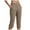 Coffee, variant on GEWSEY Dressy Capri Pants for Women Stretch High Waisted Crop Work Pants Summer Casual Capris Slacks Yoga Trousers Dress Pant (Coffee, S)