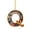 Q, variant on BNNG 26 Letters Christmas Tree Letter Shaped Bookshelf Pendant, Book Lover Christmas Tree Hanging Ornament, 2D Acrylic Mini Bookshelf Pendant for Xmas Tree Door Window Decor, 3 inch