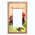 thumbnail image 5 of Metal Light Switch Plate Cover Cute Countryside Rooster Animal Farm ANM011, 5 of 13