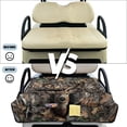 thumbnail image 5 of HUIACONG Camo Hunting Forest Golf Cart Seat Covers Easy to Install Anti-Slip Golf Cart Seat Covers Club Car Comfortable Portable Fit Most Cars EZGO Yamaha Club Car, 5 of 7