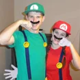 thumbnail image 3 of Disfraz Super Mario Bross Y Luigi Superheroe Para Adulto Set, 3 of 7