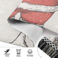 thumbnail image 6 of Yayeee Runner Rug for Bedroom 2'x6' Machine Washable Hallway Non Slip Mat, Beige Christmas Santa, 6 of 8