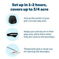 thumbnail image 4 of PetSafe Stay & Play Dog and Cat Wireless Fence with Replaceable Battery Collar, Up to 3/4 Acre, 4 of 7