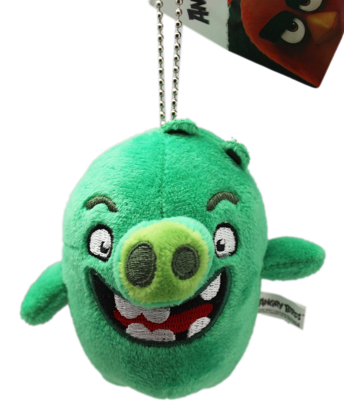 Angry Birds Bad Green Piggy Keychain Plush Toy