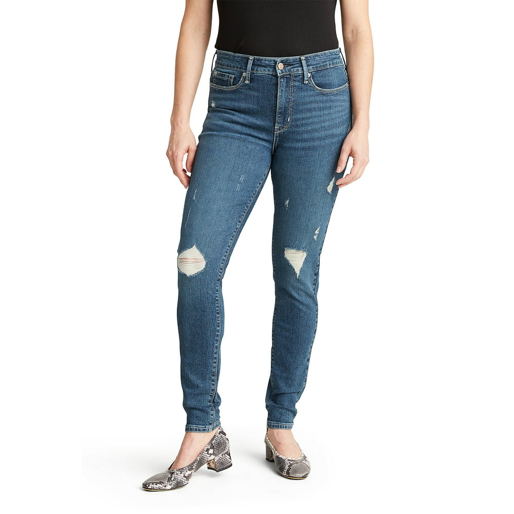 signature levi strauss high rise slim