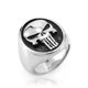 thumbnail image 1 of Anillo de motociclista de Acero inoxidable yuxing con calavera plata dorado tamaño 10, 1 of 5