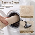 thumbnail image 5 of Hiasan 2PCS Kitchen Mats Non-Slip Water Anti Fatigue Kitchen Rugs for Kitchen, Floor, Office, 17"x30"+17"x47", Khaki, 5 of 7