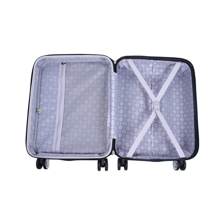 Nicole Miller New York Bernice Collection 3 Piece Hardside Luggage