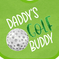 thumbnail image 4 of Inktastic Daddy's Golf Buddy with Golf Ball Boys or Girls Baby Bib, 4 of 4