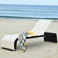 thumbnail image 4 of Costway Patio Rattan Lounge Chair Chaise Recliner Back Adjustable Cushioned Garden Black, 4 of 11