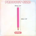 thumbnail image 2 of Uxcell 6 Pcs Wooden Colored Pencils, Short Oil Based Colored Pencils for Artists Teachers Adults Coloring Books Painting Sketching Drawing, Pink, 2 of 6