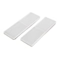 thumbnail image 2 of 2PCS White Plastic Reflective Plate Adhesive Reflector 145mm x 50mm for Car, 2 of 4