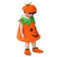 thumbnail image 1 of Conjunto de disfraz de calabaza de Halloween para niños de la familia, traje de cosplay naranja, sombrero, fiesta escolar, ropa para niños, 1 of 1