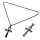 thumbnail image 2 of Men Stainless Steel Necklace Chain Exquisite Fashionable Pendant Necklace Accessory GiftBlack---Product code 34683, 2 of 5