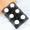 thumbnail image 2 of Masteelf Ceramic Egg Holder with 6 Grids for Kitchen Storage Black AntiSlip Bottom Keeps Eggs Steady and Fresh, 2 of 8