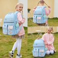 thumbnail image 2 of Mochila KIDNUO para niñas, portátil escolar de 15.6 pulgadas, azul, 2 of 7