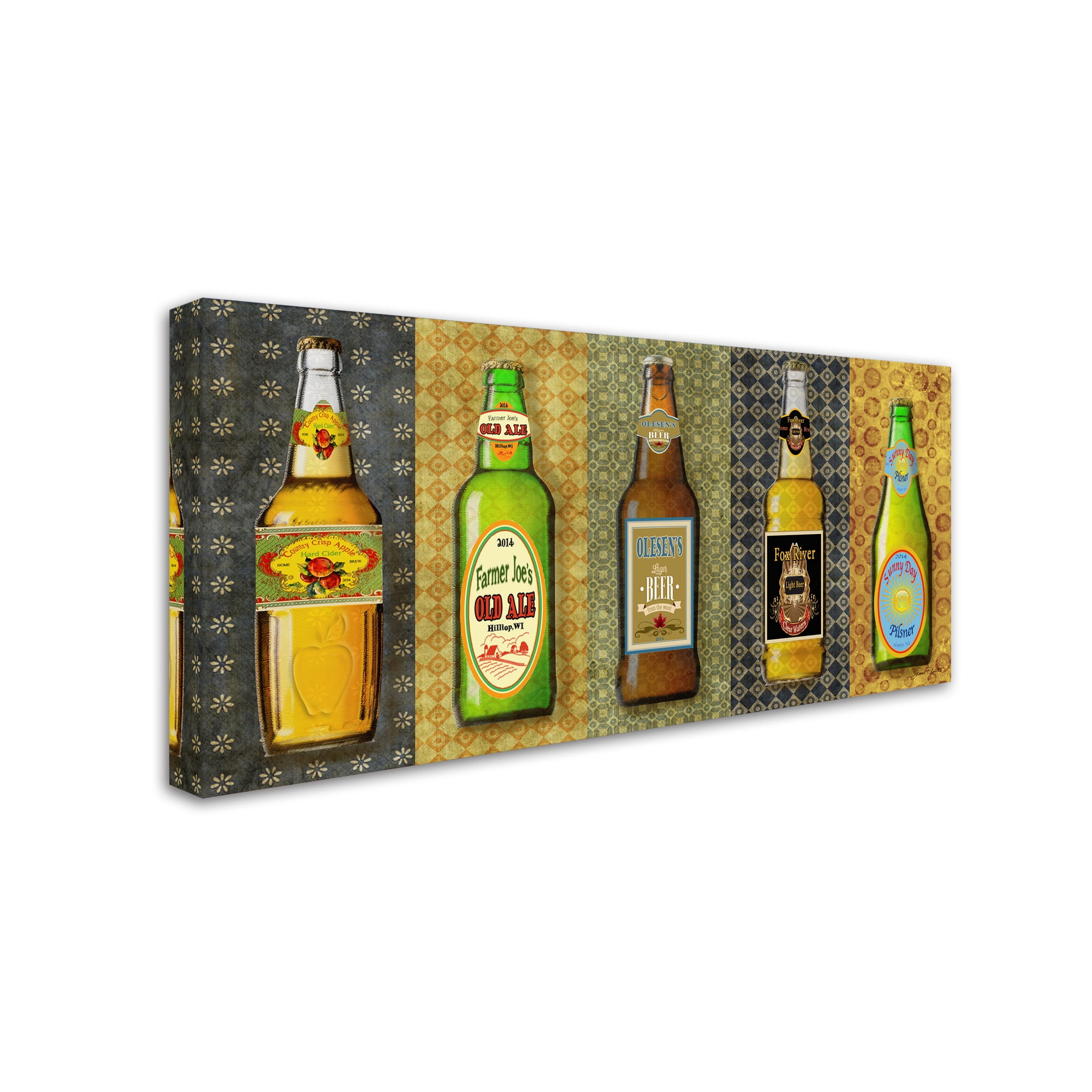 Trademark Fine Art 'Beer 2' Canvas Art by Jean Plout